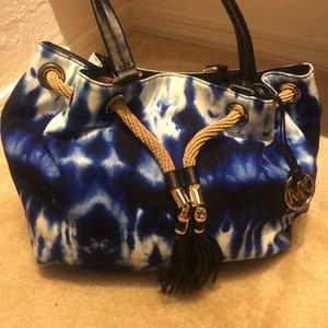 Michael Kors Tie Dye Blue Tote